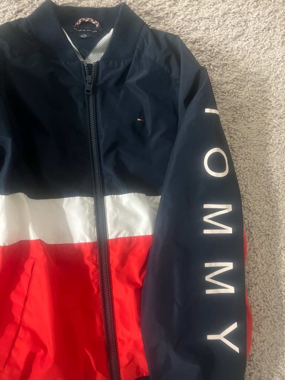 Tommy Hilfiger Tricolor Windbreaker for Men - Picture 4 of 4